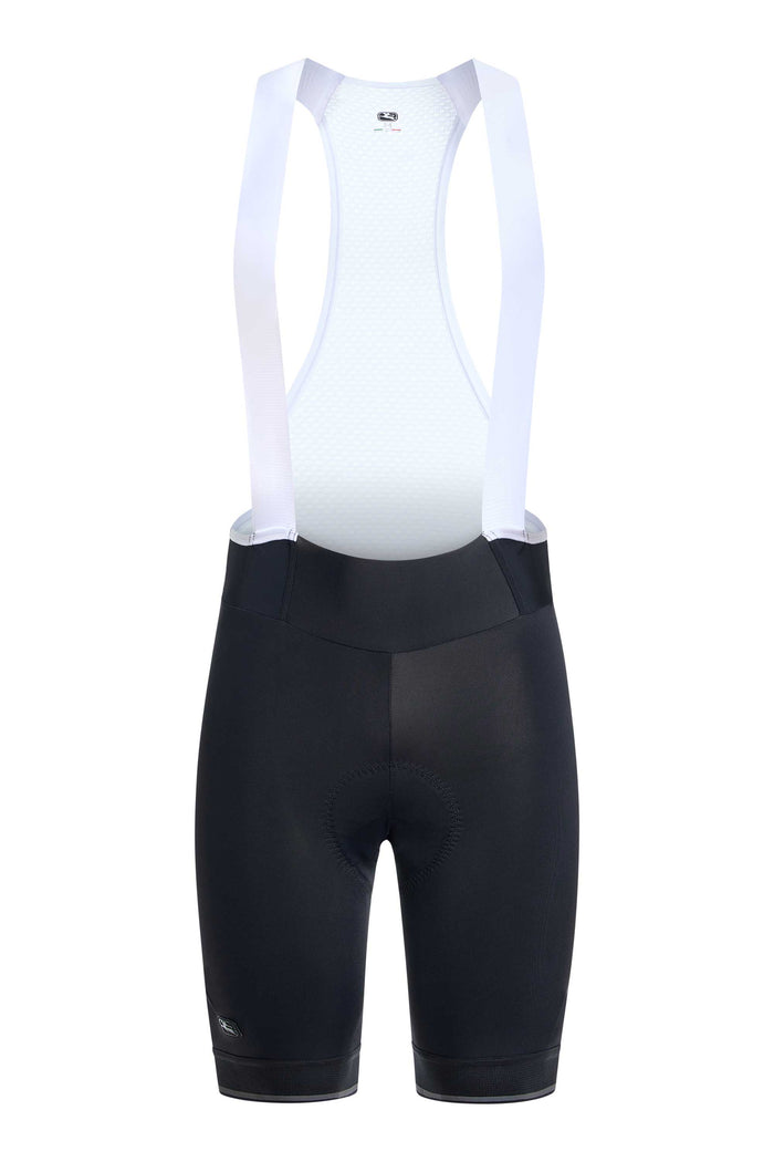 Men's EU Sport Bib Shorts by Giordana Cycling, BLACK, Made in Italy