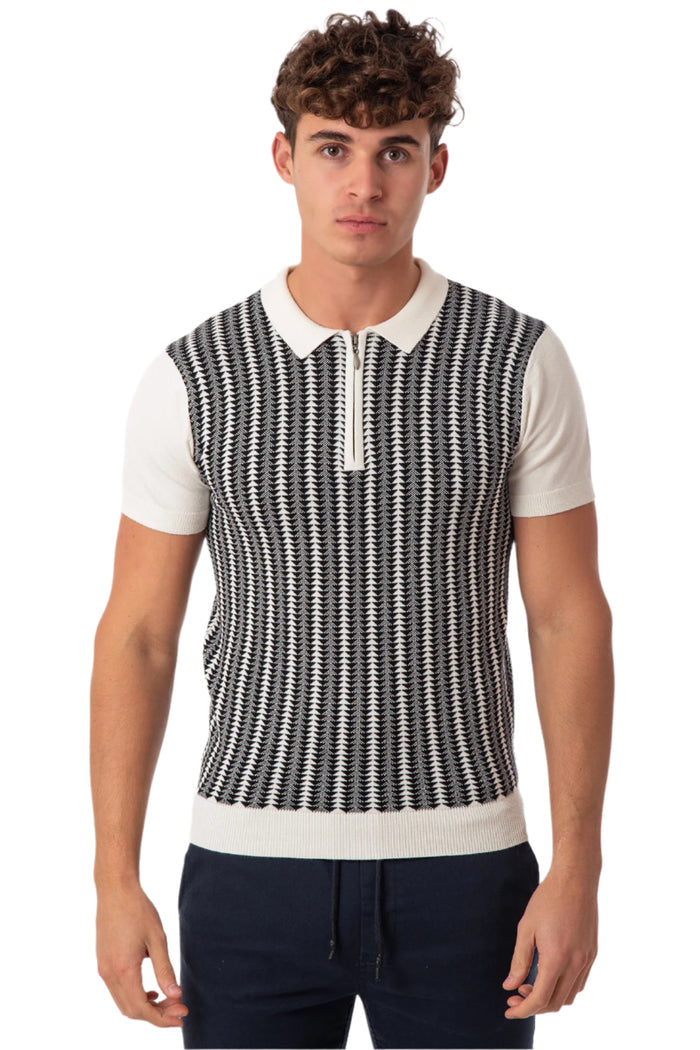 Men's Geometric Pattern Knit Sweater