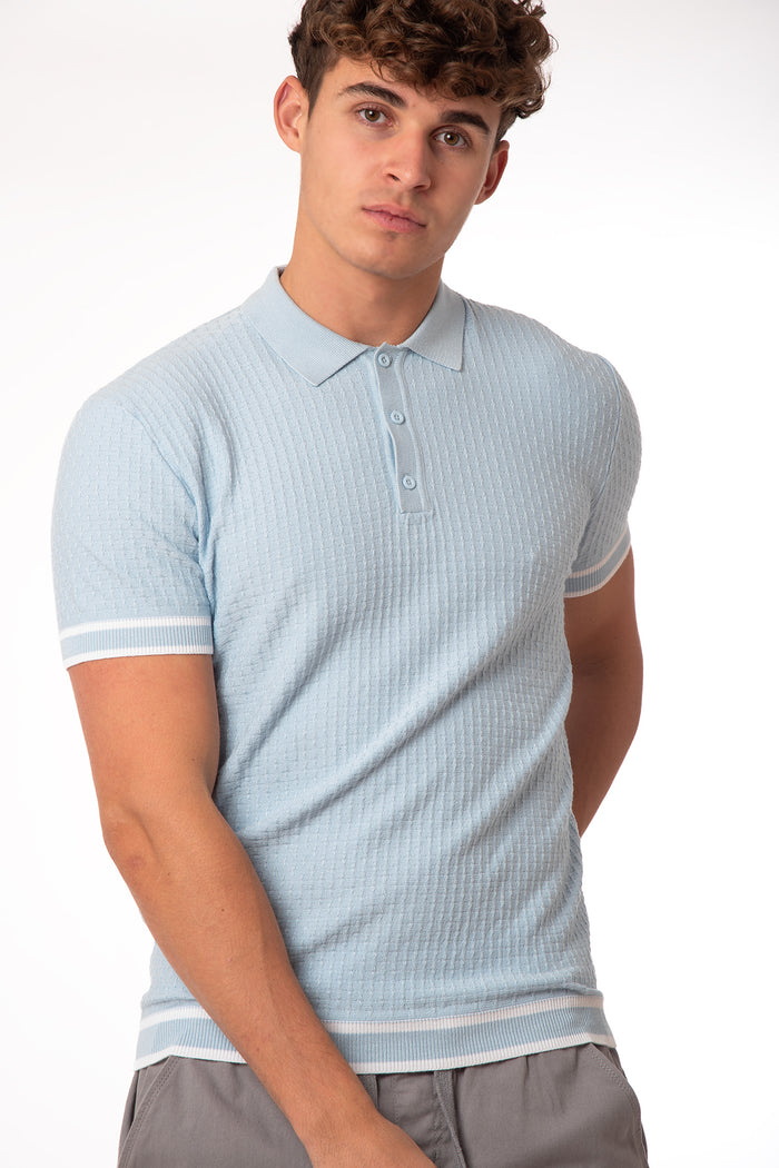Men's Half-Button Knit Polo