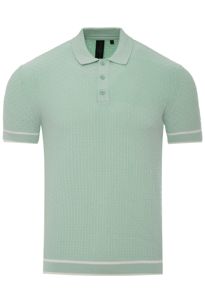 Men's Half-Button Knit Polo