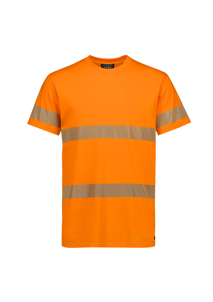 Mens Hi Vis Segmented Tape Cotton Tee ZH510