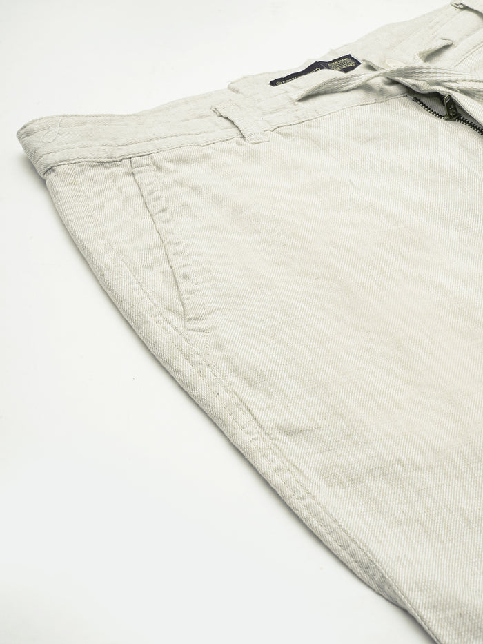Men's Linen Cotton Regular Fit Pant Natural