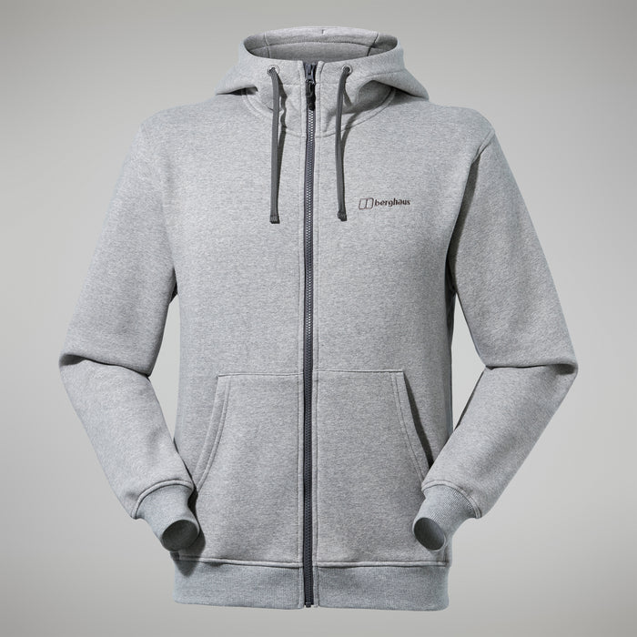Men's Logo FZ Hoody - Dark Grey