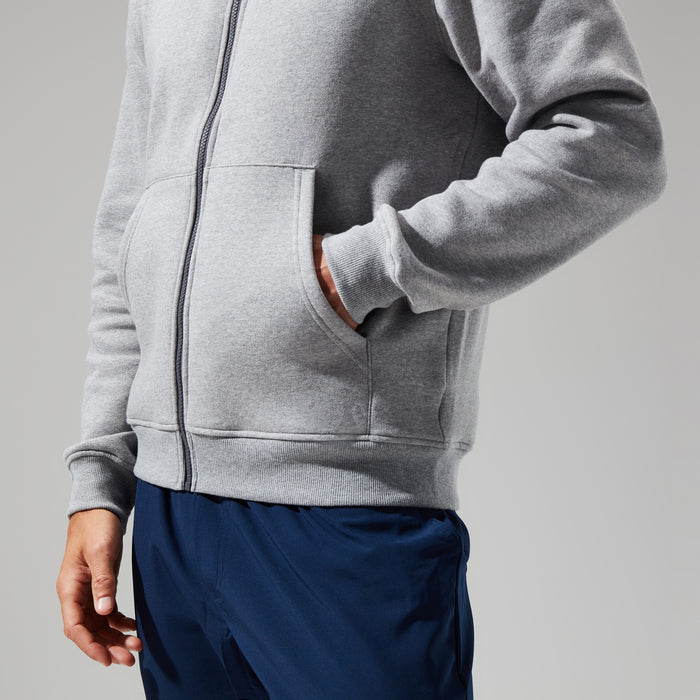 Men's Logo FZ Hoody - Dark Grey