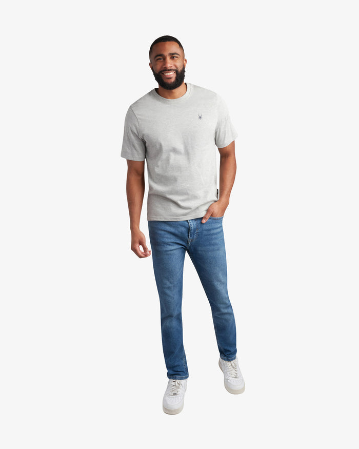 Men's Short Sleeve Mountain Tee - Heather Grey