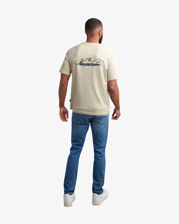 Men's Short Sleeve Mountain Tee - Stone