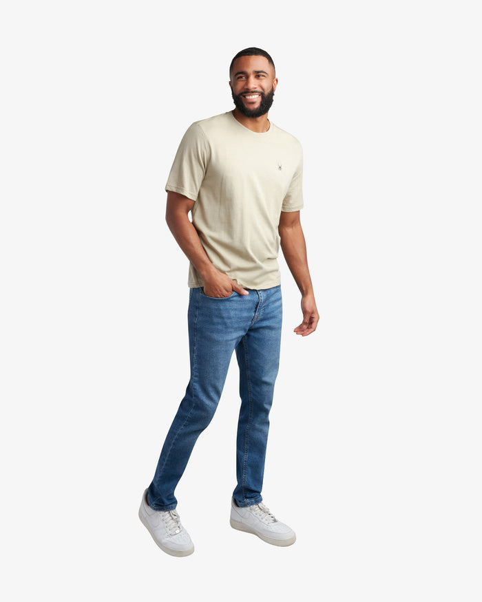 Men's Short Sleeve Mountain Tee - Stone