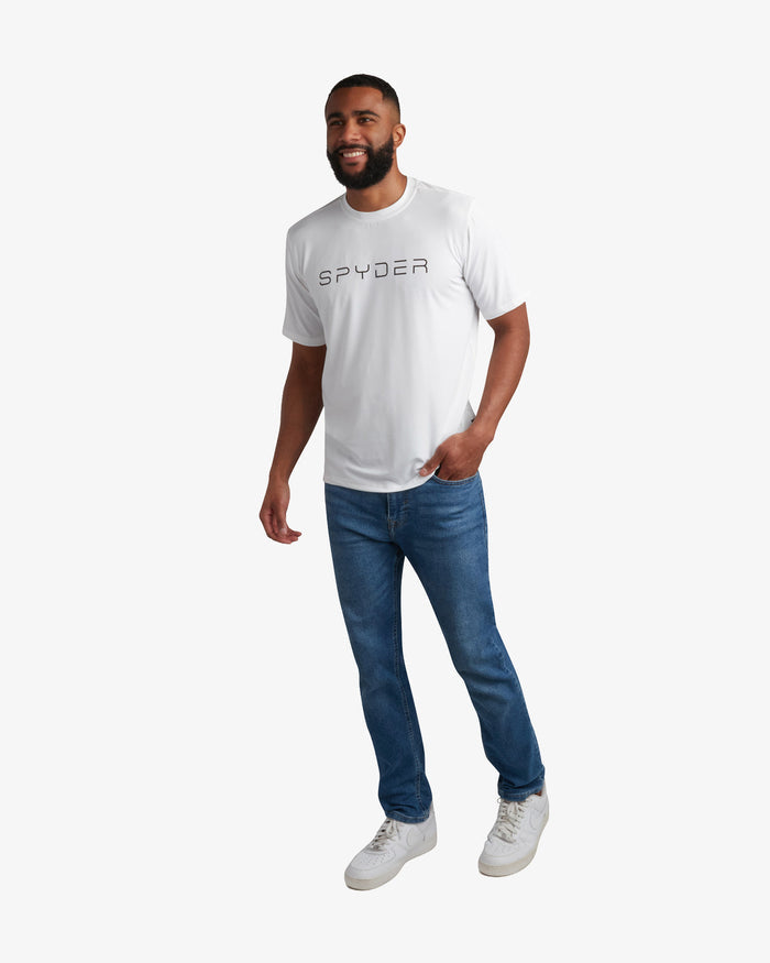 Men's Short Sleeve Wordmark Tee - White