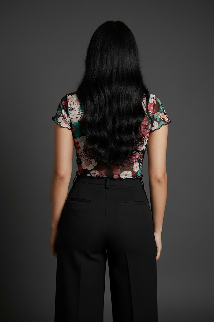 Mesh Crop Top