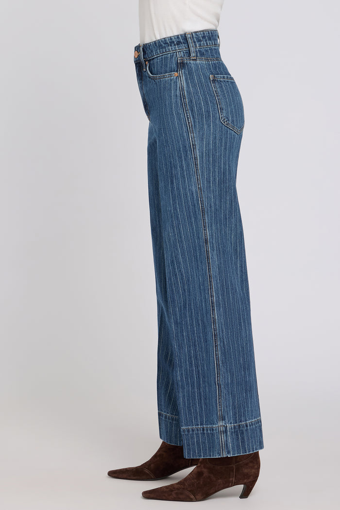 Mia Palazzo Jeans - Foothill Stripe