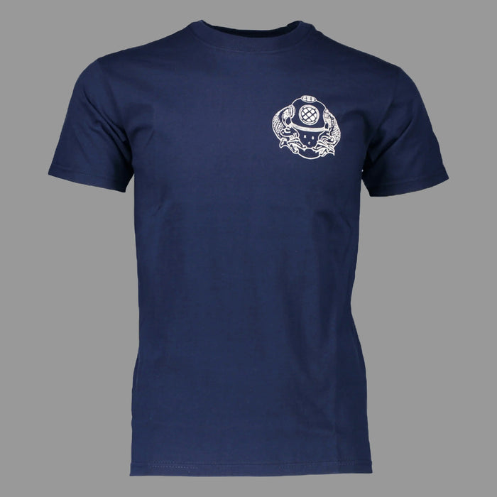 MID BLUE  N.S.C LOGO TEE