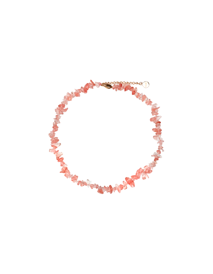 MINERAL NECKLACE PINK