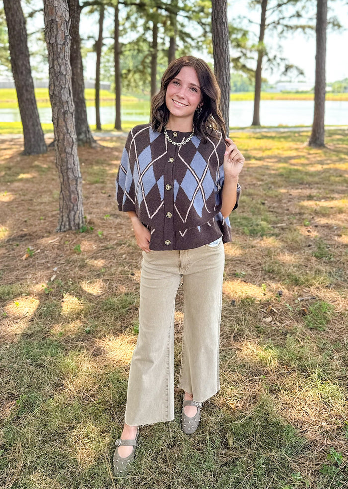 Missy Argyle Cardigan
