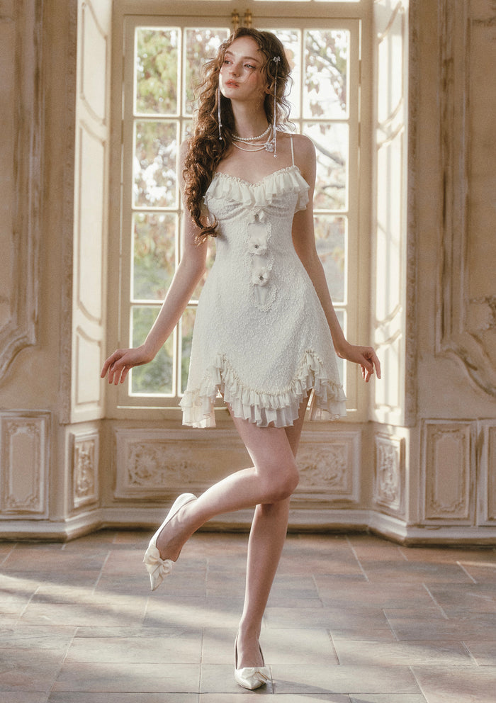 Misty Cloud Blooms Dress