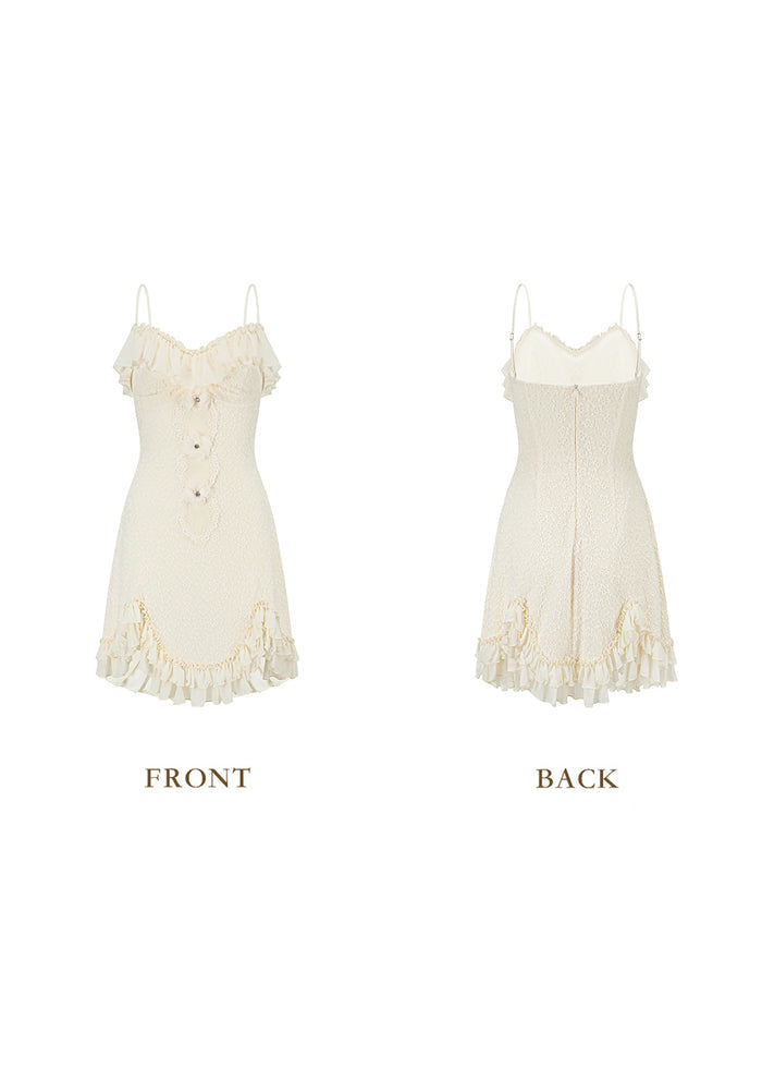 Misty Cloud Blooms Dress