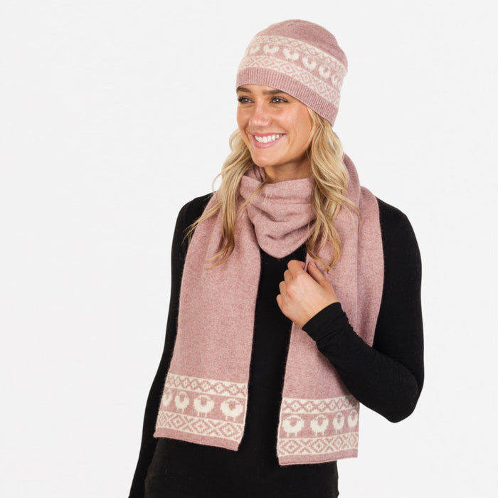 Native World - Merino and Possum Farm Beanie (NX902) Lily