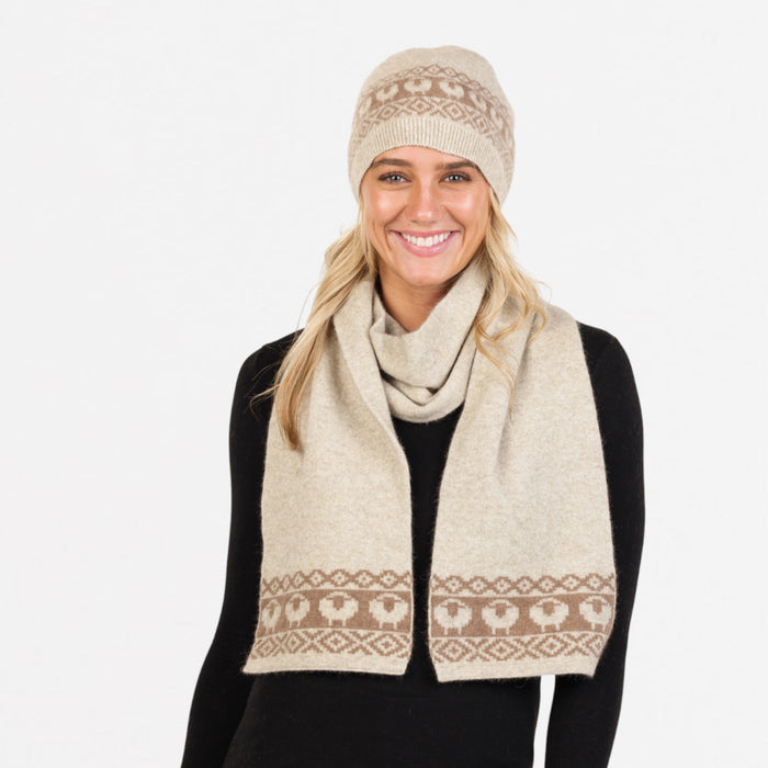 Native World - Merino and Possum Farm Scarf