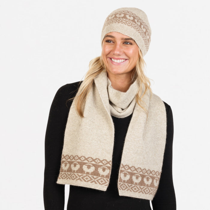 Native World - Merino and Possum Farm Scarf