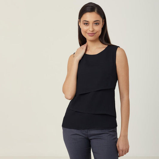 NNT Sleeveless Layered Top