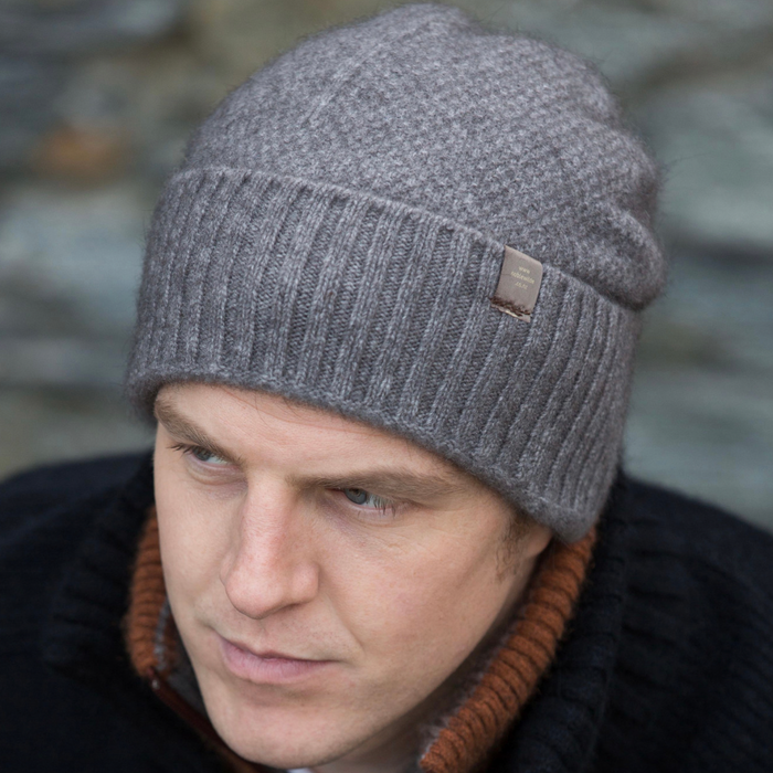 Noble Wilde - Merino & Possum Moss Baggie Beanie