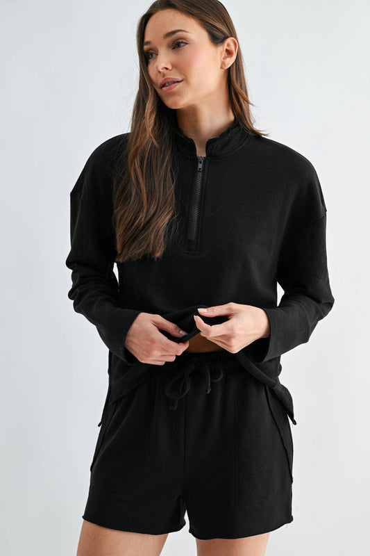 Offset Half-Zip Set