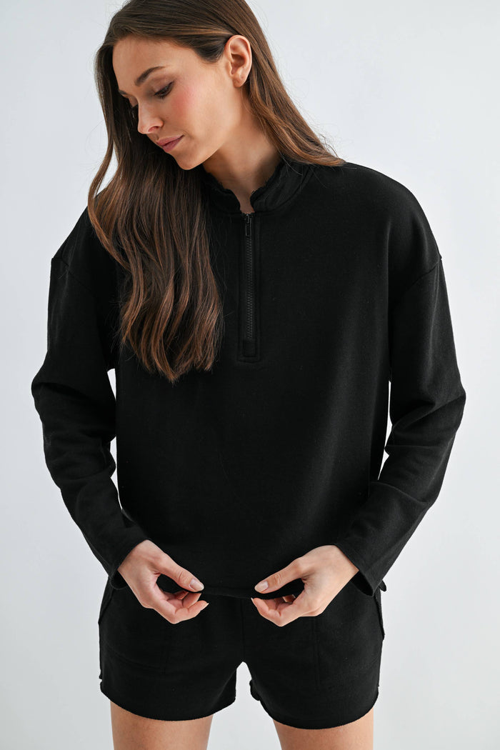 Offset Half-Zip Set