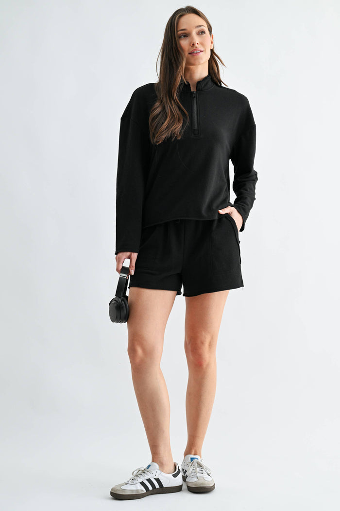 Offset Half-Zip Set