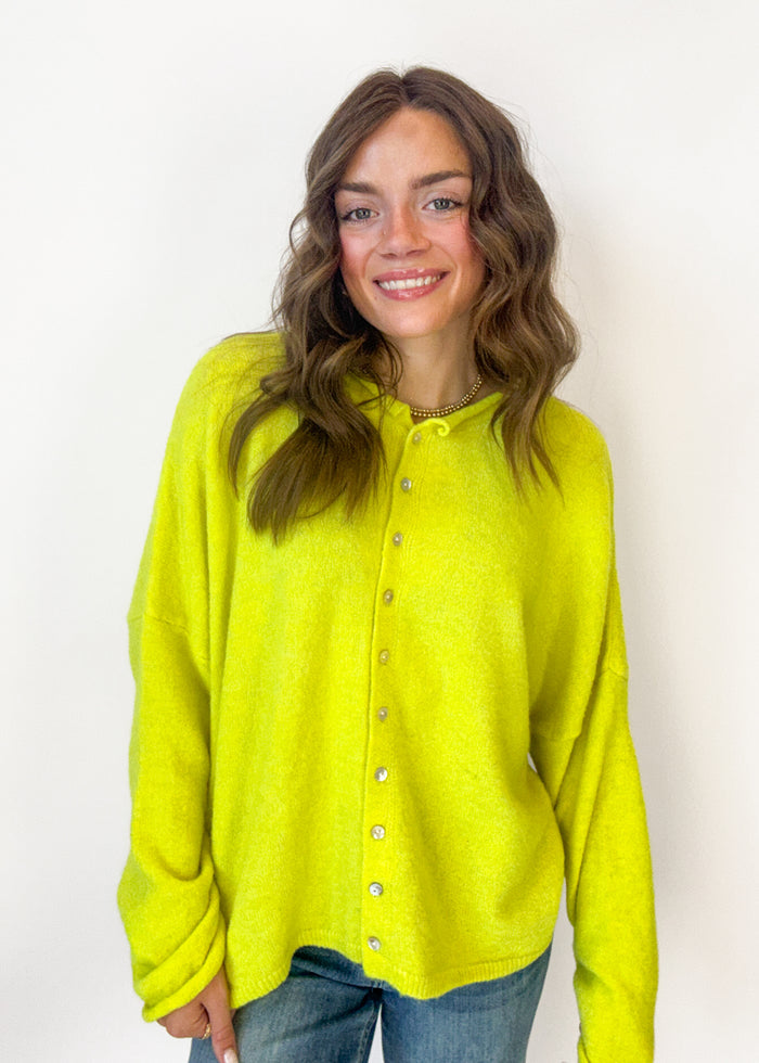 Olivia Oversized Button Down Sweater