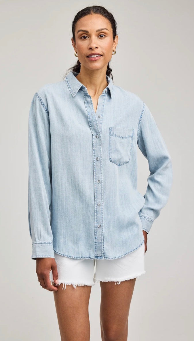Ozzy Button Down Shirt - Light Blue