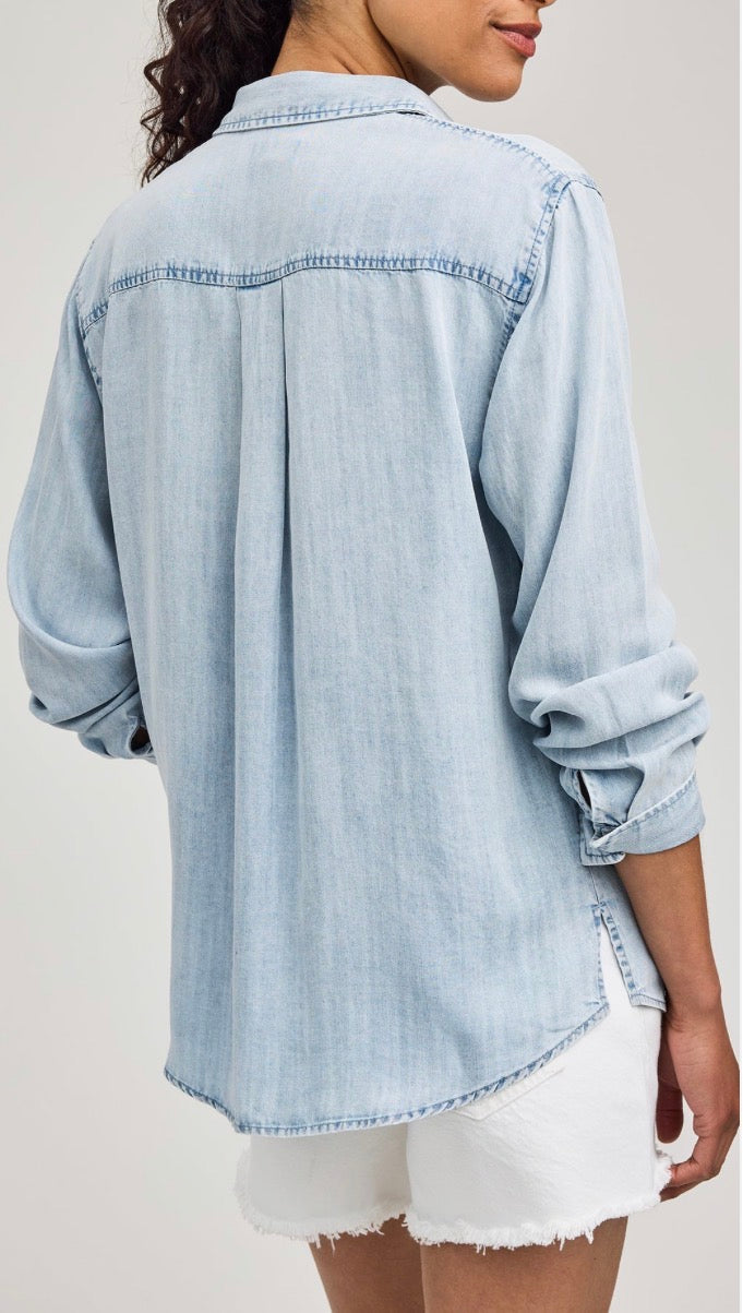 Ozzy Button Down Shirt - Light Blue