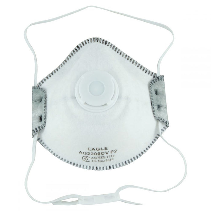 P2 Dust Mask (moulded) With Valve, Active Carbon