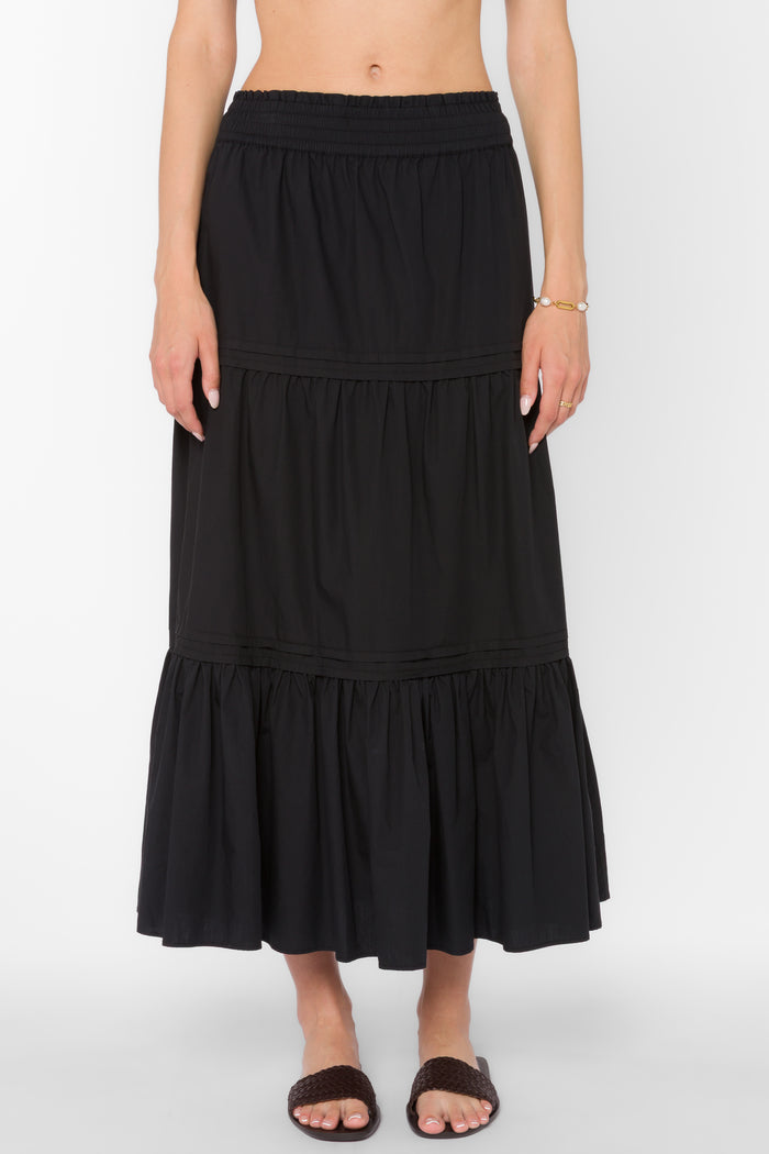Pauline Black Skirt - Bottoms - Velvet Heart Clothing