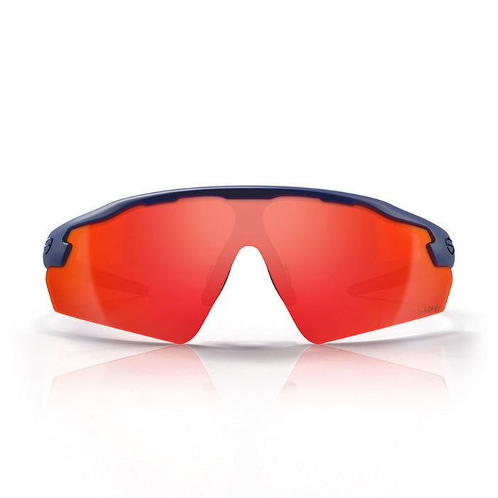 Phantoms Matte Navy Frame Red Reflector Lens