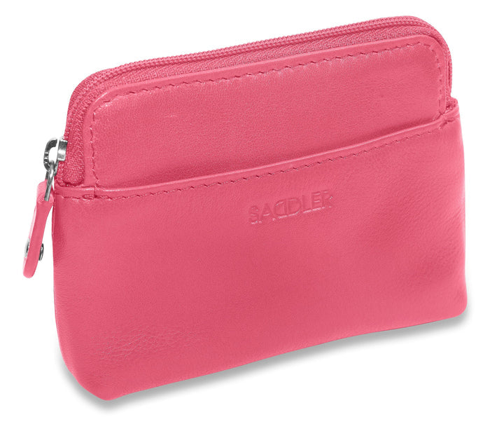 Pia RFID Leather Zip-Top Purse – Saddler - Bascora
