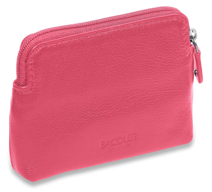 Pia RFID Leather Zip-Top Purse – Saddler - Bascora