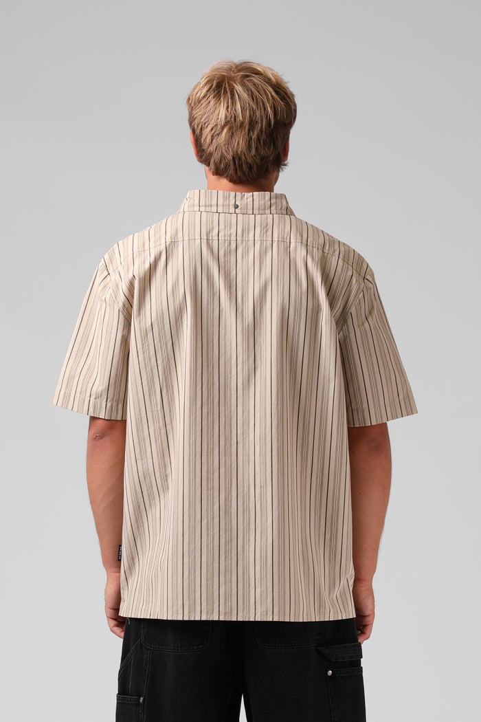 Pin Stripe Shirt - Natural