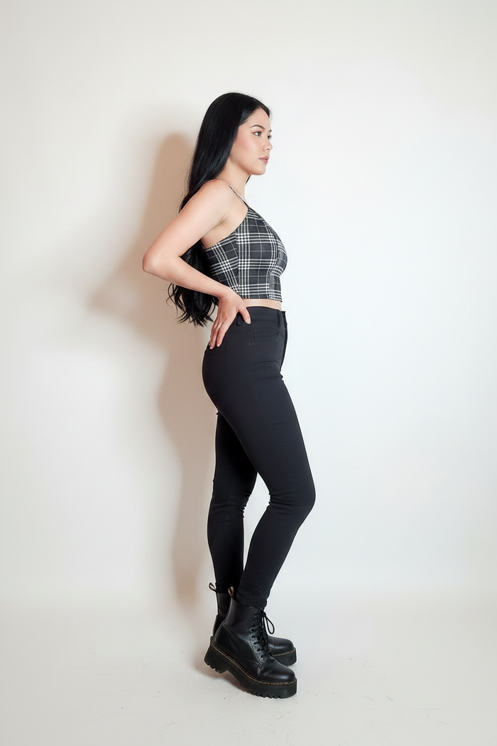 Plaid Crop Top