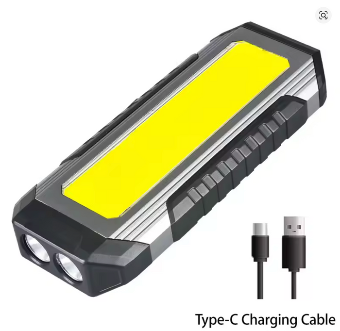Portable Camping Flashlight COB Repair Work Light with Magnet