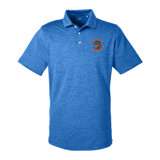 Puma Golf Men's Icon Heather Polo, Full Color
