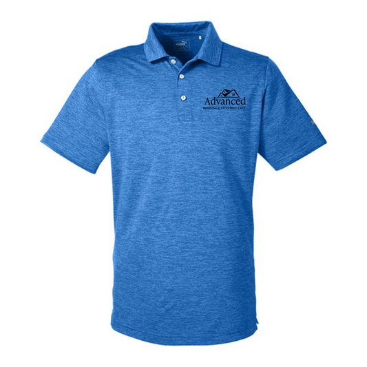 Puma Golf Men's Icon Heather Polo, Screen Print