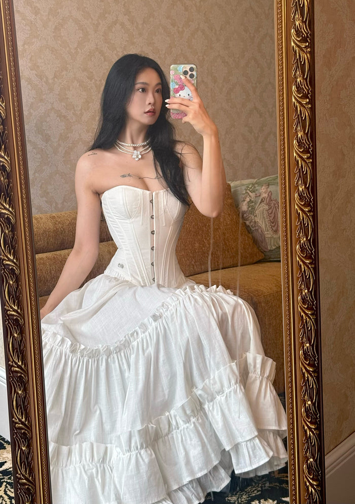 "Pure White" St. Agnes Corset