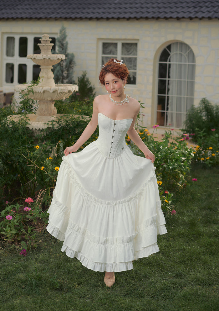 "Pure White" St. Agnes Corset