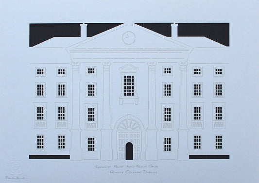 Regent House and Front Gate of Trinity College Dublin, the University of Dublin