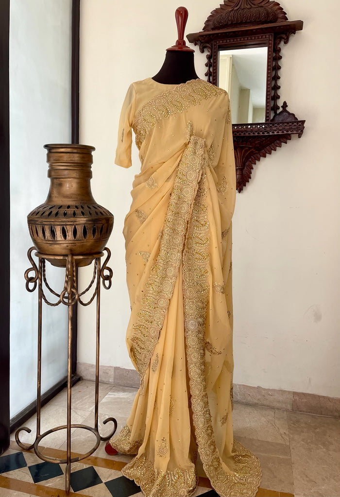 RTW - Embroidered Butter Yellow