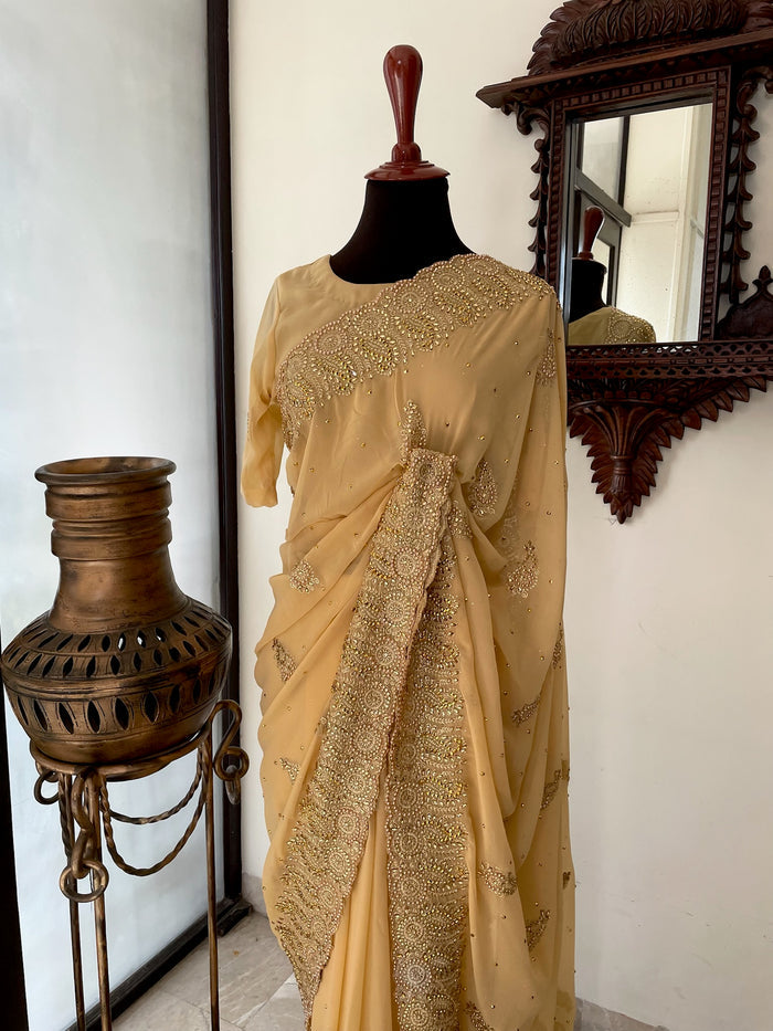 RTW - Embroidered Butter Yellow