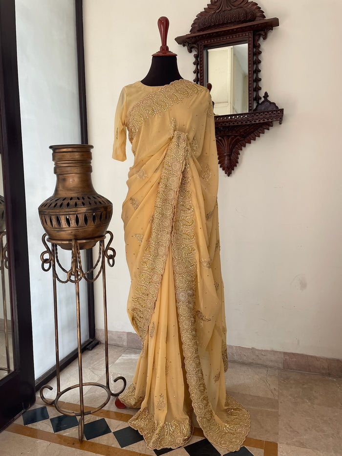 RTW - Embroidered Butter Yellow