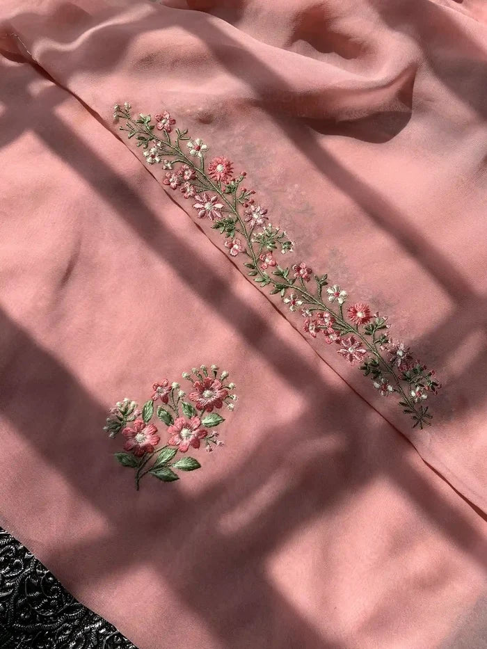 RTW - Ombré Pure Chiffon: Rosé Matcha