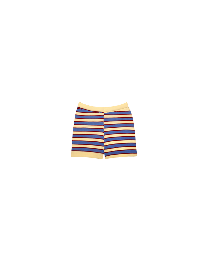 RUBÉBÉ MARLA SHORTS BUTTER MERLOT STRIPE