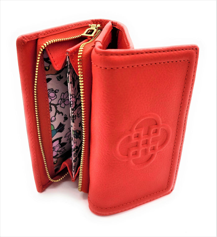 Ruby RFID Leather Wallet – Red | Saddler - Bascora