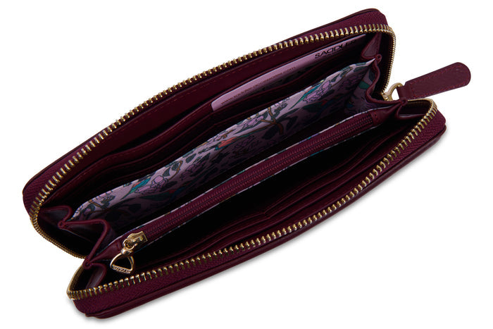 Beatrice RFID Leather Purse - Bascora